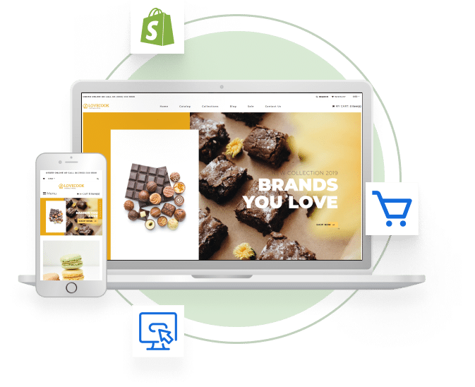 Shopify-Website design image